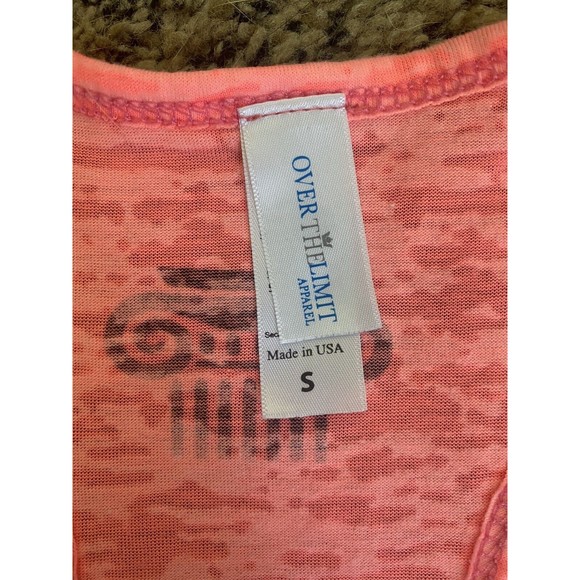 Over the Limit Apparel pink graphic tank size S - Picture 5 of 6